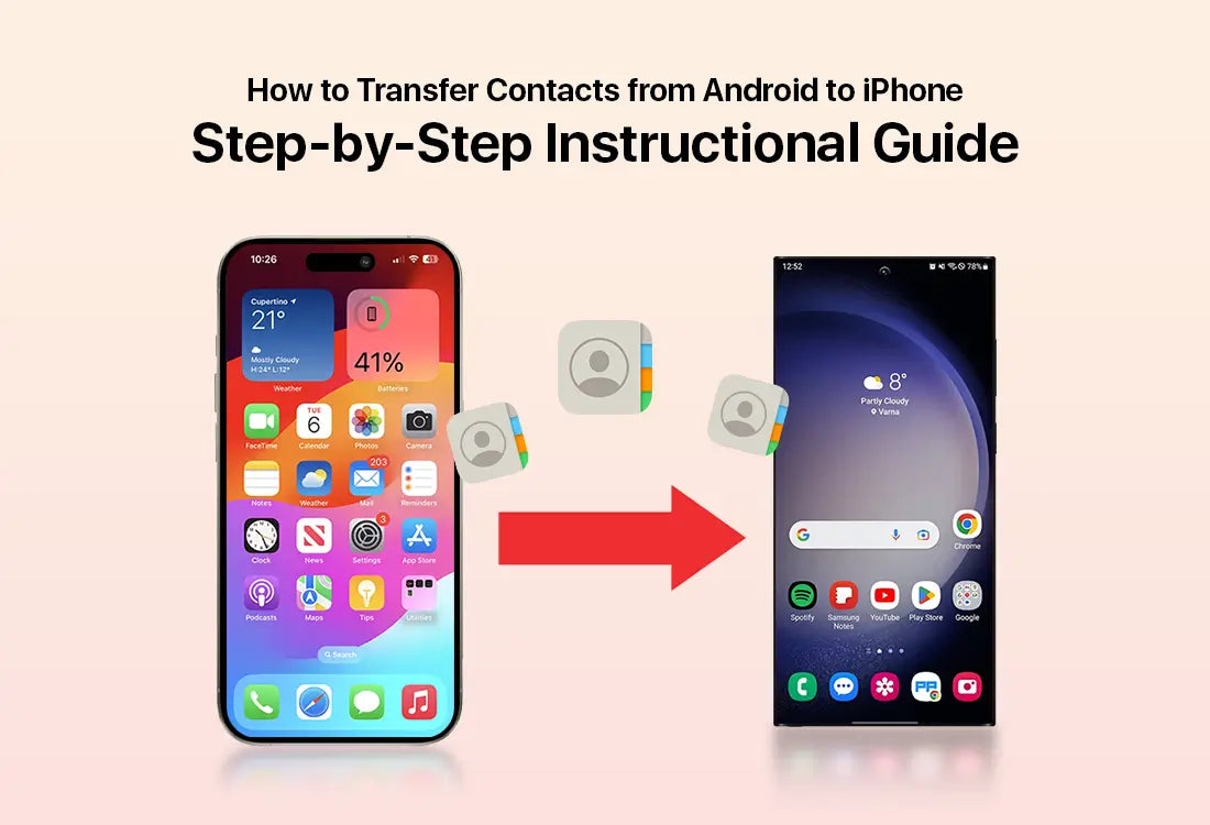 How to Transfer Contacts from Android to iPhone: Step-by-Step Instructional Guide